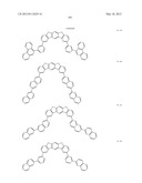 MATERIAL FOR ORGANIC ELECTROLUMINESCENCE DEVICE AND ORGANIC     ELECTROLUMINESCENCE DEVICE USING THE SAME diagram and image