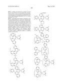 MATERIAL FOR ORGANIC ELECTROLUMINESCENCE DEVICE AND ORGANIC     ELECTROLUMINESCENCE DEVICE USING THE SAME diagram and image