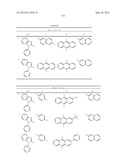 MATERIAL FOR ORGANIC ELECTROLUMINESCENCE DEVICE AND ORGANIC     ELECTROLUMINESCENCE DEVICE USING THE SAME diagram and image