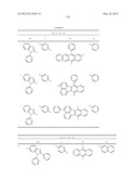 MATERIAL FOR ORGANIC ELECTROLUMINESCENCE DEVICE AND ORGANIC     ELECTROLUMINESCENCE DEVICE USING THE SAME diagram and image