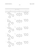 MATERIAL FOR ORGANIC ELECTROLUMINESCENCE DEVICE AND ORGANIC     ELECTROLUMINESCENCE DEVICE USING THE SAME diagram and image