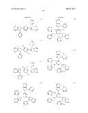 MATERIAL FOR ORGANIC ELECTROLUMINESCENCE DEVICE AND ORGANIC     ELECTROLUMINESCENCE DEVICE USING THE SAME diagram and image