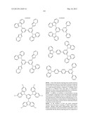 MATERIAL FOR ORGANIC ELECTROLUMINESCENCE DEVICE AND ORGANIC     ELECTROLUMINESCENCE DEVICE USING THE SAME diagram and image