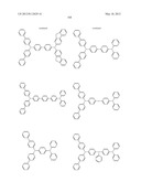 MATERIAL FOR ORGANIC ELECTROLUMINESCENCE DEVICE AND ORGANIC     ELECTROLUMINESCENCE DEVICE USING THE SAME diagram and image