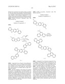 MATERIAL FOR ORGANIC ELECTROLUMINESCENCE DEVICE AND ORGANIC     ELECTROLUMINESCENCE DEVICE USING THE SAME diagram and image