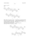 MATERIAL FOR ORGANIC ELECTROLUMINESCENCE DEVICE AND ORGANIC     ELECTROLUMINESCENCE DEVICE USING THE SAME diagram and image