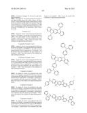 MATERIAL FOR ORGANIC ELECTROLUMINESCENCE DEVICE AND ORGANIC     ELECTROLUMINESCENCE DEVICE USING THE SAME diagram and image