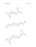 MATERIAL FOR ORGANIC ELECTROLUMINESCENCE DEVICE AND ORGANIC     ELECTROLUMINESCENCE DEVICE USING THE SAME diagram and image