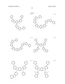 MATERIAL FOR ORGANIC ELECTROLUMINESCENCE DEVICE AND ORGANIC     ELECTROLUMINESCENCE DEVICE USING THE SAME diagram and image