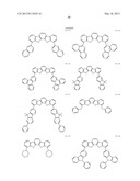 MATERIAL FOR ORGANIC ELECTROLUMINESCENCE DEVICE AND ORGANIC     ELECTROLUMINESCENCE DEVICE USING THE SAME diagram and image