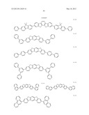 MATERIAL FOR ORGANIC ELECTROLUMINESCENCE DEVICE AND ORGANIC     ELECTROLUMINESCENCE DEVICE USING THE SAME diagram and image