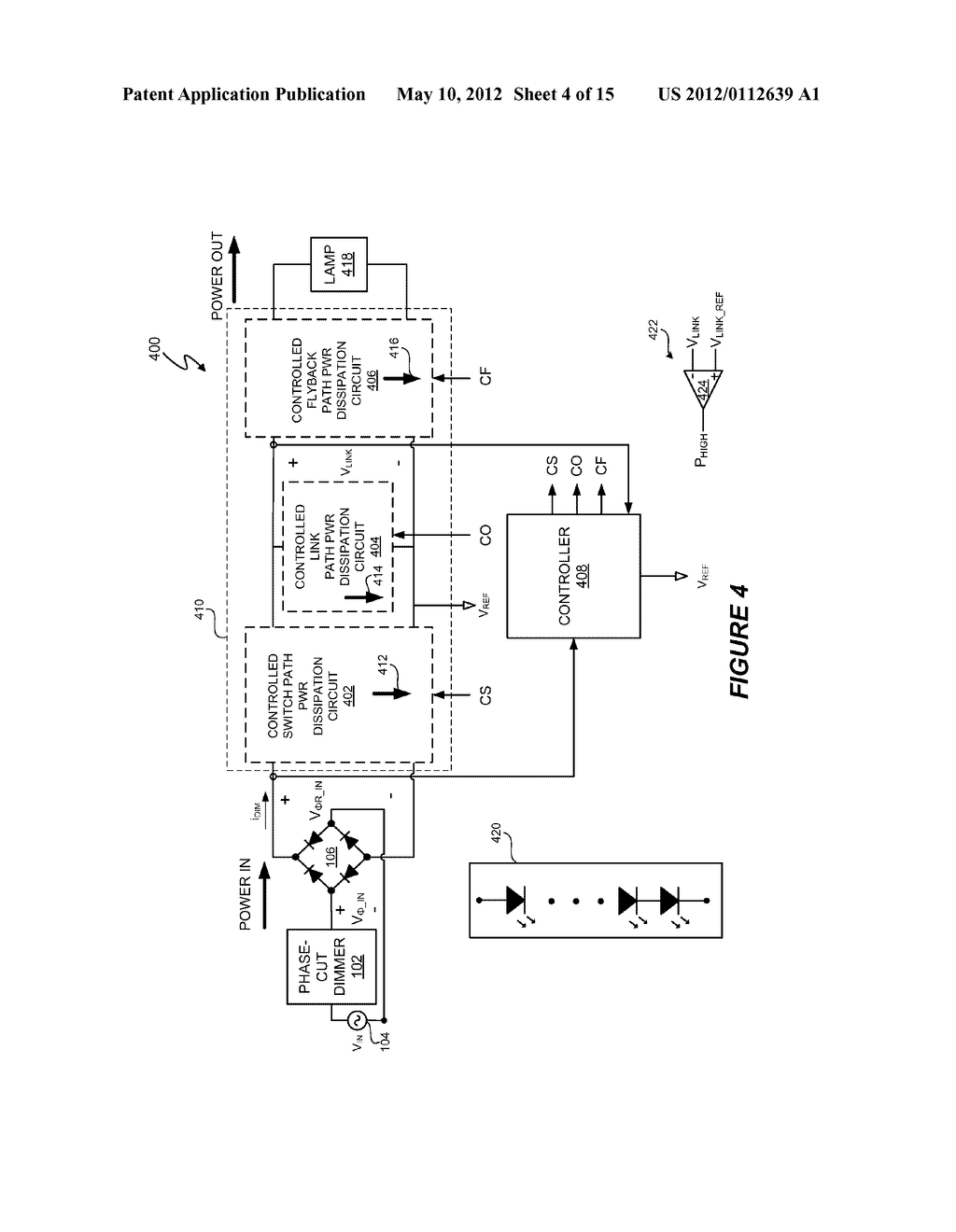 Controlled Power Dissipation In A Link Path In A Lighting System - diagram, schematic, and image 05