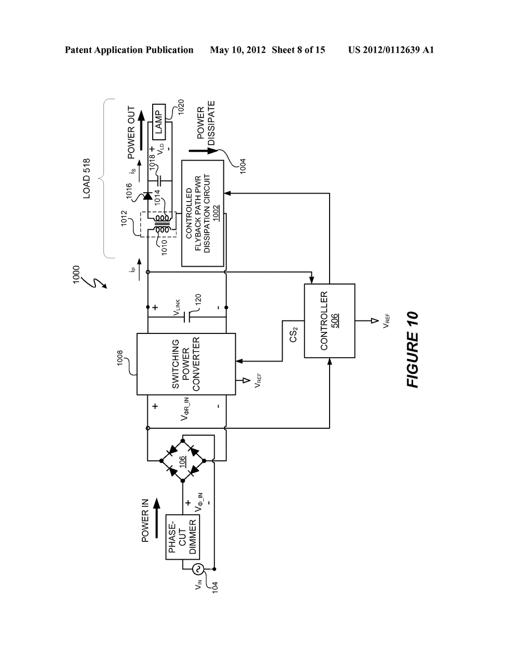 Controlled Power Dissipation In A Link Path In A Lighting System - diagram, schematic, and image 09