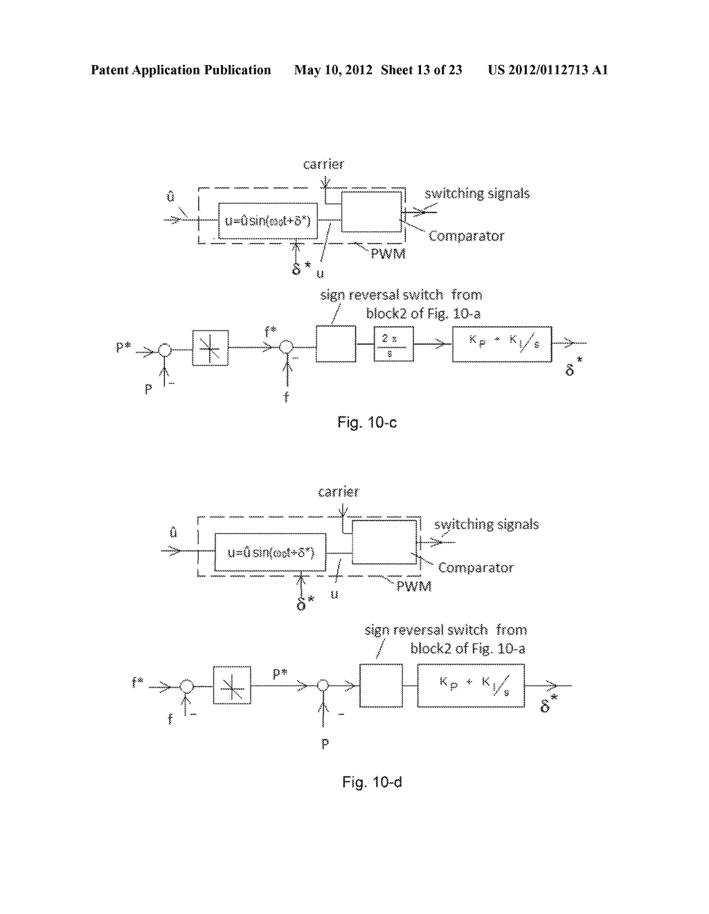 METHOD AND APPARATUS FOR AUTOMATIC NETWORK STABILIZATION IN ELECTRIC POWER     SUPPLY SYSTEMS USING AT LEAST ONE CONVERTER - diagram, schematic, and image 14