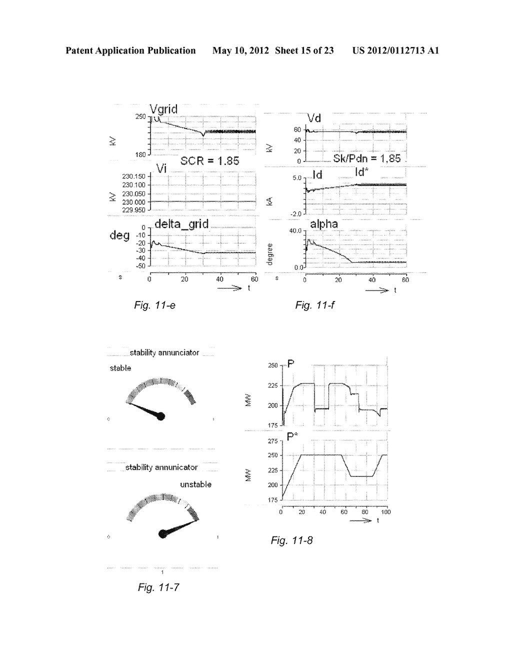 METHOD AND APPARATUS FOR AUTOMATIC NETWORK STABILIZATION IN ELECTRIC POWER     SUPPLY SYSTEMS USING AT LEAST ONE CONVERTER - diagram, schematic, and image 16
