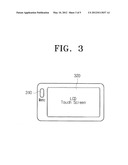 METHOD OF PROVIDING MENU USING TOUCHSCREEN AND MULTIMEDIA APPARATUS     APPLYING THE SAME diagram and image