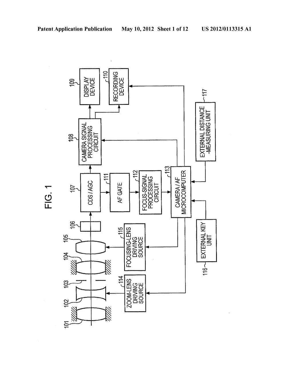 FOCUSING DEVICE, IMAGE PICK-UP APPARATUS, AND CONTROL METHOD - diagram, schematic, and image 02