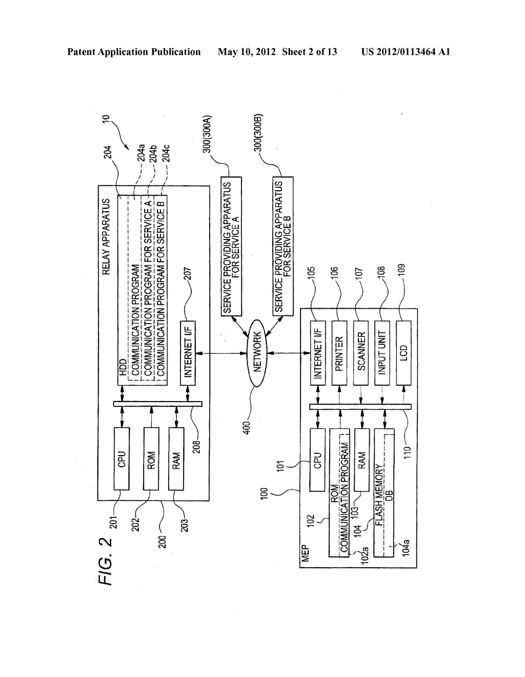 RELAY APPARATUS, COMMUNICATION SYSTEM AND COMMUNICATING METHOD - diagram, schematic, and image 03