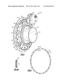 COMPRESSOR SHROUD HAVING A RETENTION COVER CHANNEL FOR RECEIVING A     RETENTION COVER diagram and image