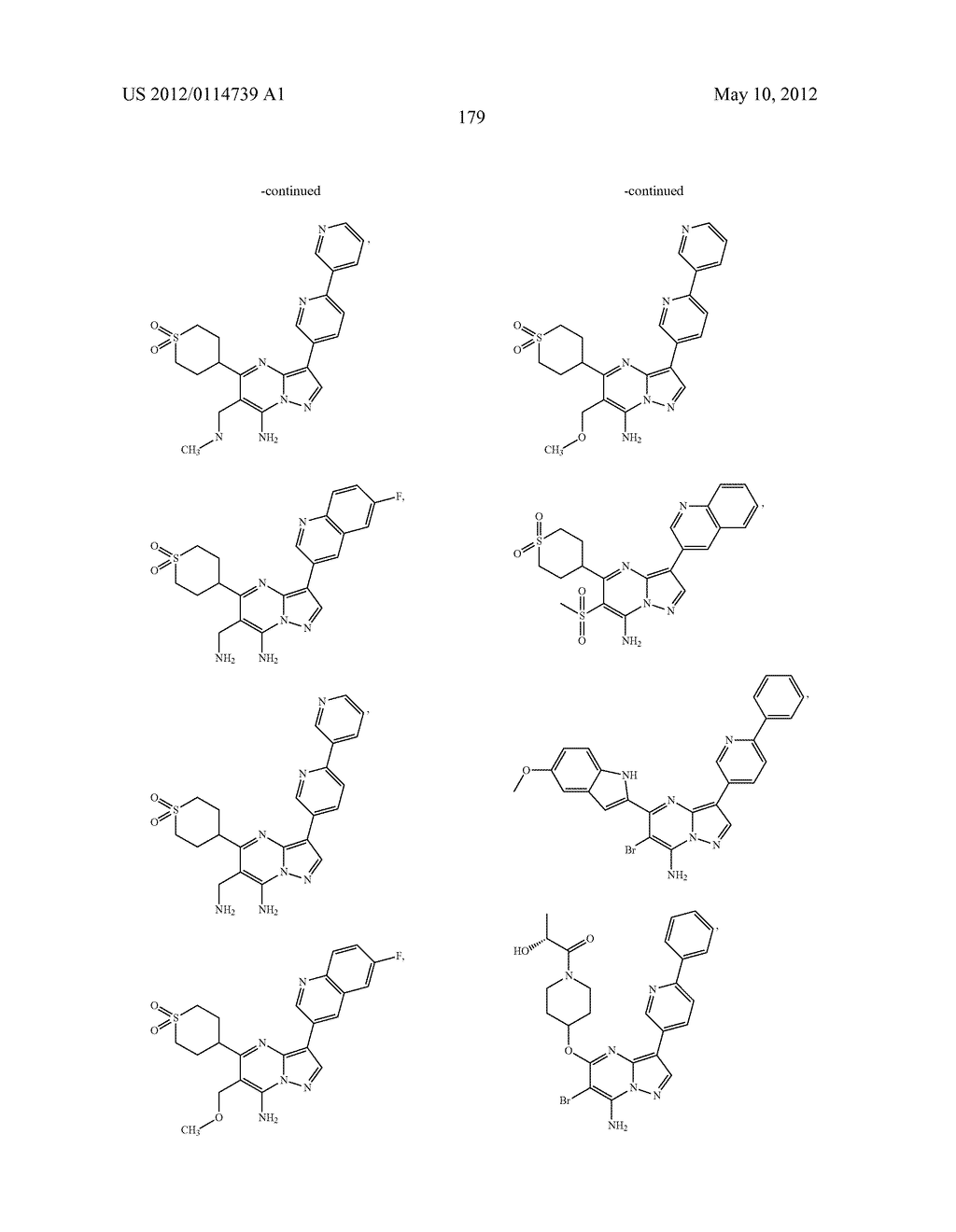 PYRAZOLO[1,5-a]PYRIMIDINE DERIVATIVES AS mTOR INHIBITORS - diagram, schematic, and image 180