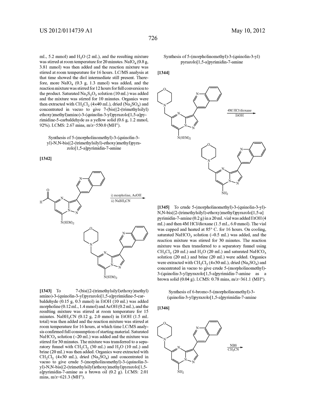 PYRAZOLO[1,5-a]PYRIMIDINE DERIVATIVES AS mTOR INHIBITORS - diagram, schematic, and image 727