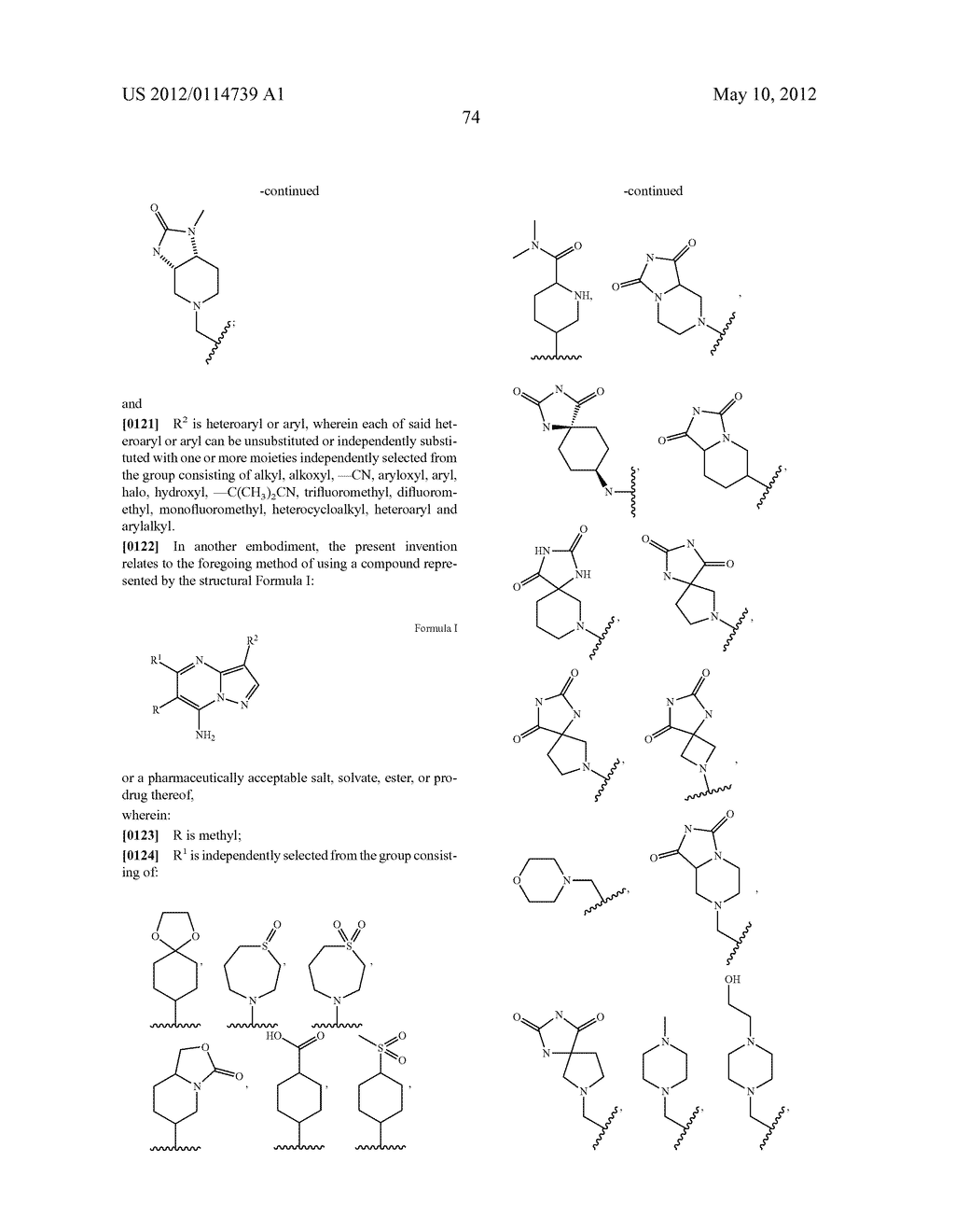 PYRAZOLO[1,5-a]PYRIMIDINE DERIVATIVES AS mTOR INHIBITORS - diagram, schematic, and image 75