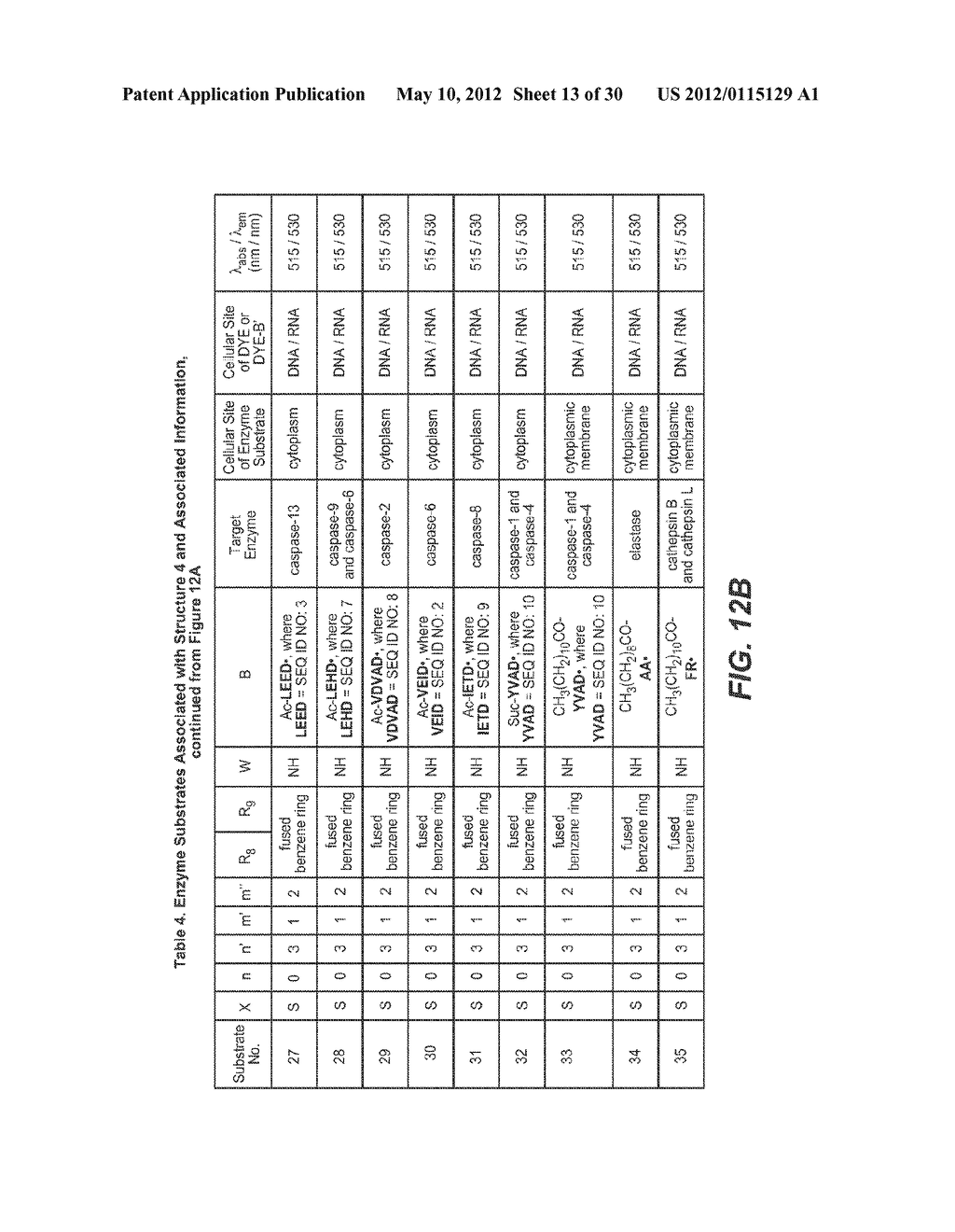 ENZYME SUBSTRATE COMPRISING A FUNCTIONAL DYE AND ASSOCIATED TECHNOLOGY AND     METHODS - diagram, schematic, and image 14