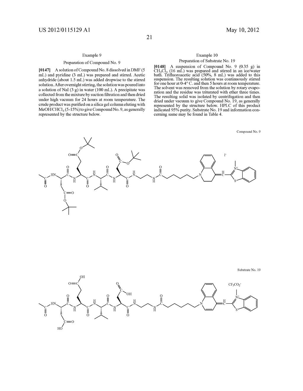 ENZYME SUBSTRATE COMPRISING A FUNCTIONAL DYE AND ASSOCIATED TECHNOLOGY AND     METHODS - diagram, schematic, and image 52