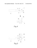 TERMINAL STRUCTURE FOR COAXIAL CONNECTOR diagram and image