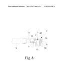 TERMINAL STRUCTURE FOR COAXIAL CONNECTOR diagram and image