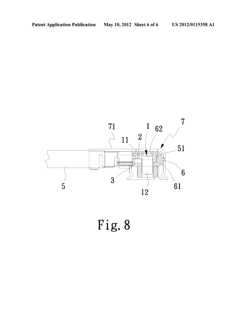 TERMINAL STRUCTURE FOR COAXIAL CONNECTOR - diagram, schematic, and image 07