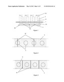 DEVICE FOR DISTRIBUTING A POLYPHASE MIXTURE COMPRISING A JET BREAKER TRAY     WITH A SEPARATING ELEMENT diagram and image