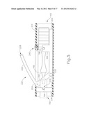 CAM DRIVEN COUPLING BETWEEN ULTRASONIC TRANSDUCER AND WAVEGUIDE IN     SURGICAL INSTRUMENT diagram and image