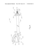 SURGICAL INSTRUMENT HANDPIECE WITH RESILIENTLY BIASED COUPLING TO MODULAR     SHAFT AND END EFFECTOR diagram and image