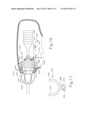 SURGICAL INSTRUMENT HANDPIECE WITH RESILIENTLY BIASED COUPLING TO MODULAR     SHAFT AND END EFFECTOR diagram and image