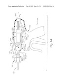 SURGICAL INSTRUMENT HANDPIECE WITH RESILIENTLY BIASED COUPLING TO MODULAR     SHAFT AND END EFFECTOR diagram and image