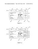 HVAC CONTROLLER THAT SELECTIVELY REPLACES OPERATING INFORMATION ON A     DISPLAY WITH SYSTEM STATUS INFORMATION diagram and image