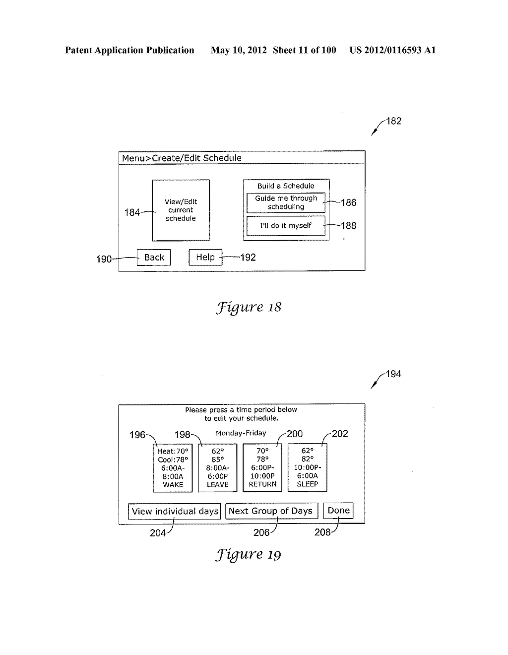 HVAC CONTROLLER THAT SELECTIVELY REPLACES OPERATING INFORMATION ON A     DISPLAY WITH SYSTEM STATUS INFORMATION - diagram, schematic, and image 12