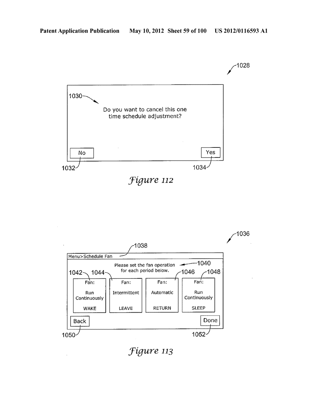 HVAC CONTROLLER THAT SELECTIVELY REPLACES OPERATING INFORMATION ON A     DISPLAY WITH SYSTEM STATUS INFORMATION - diagram, schematic, and image 60