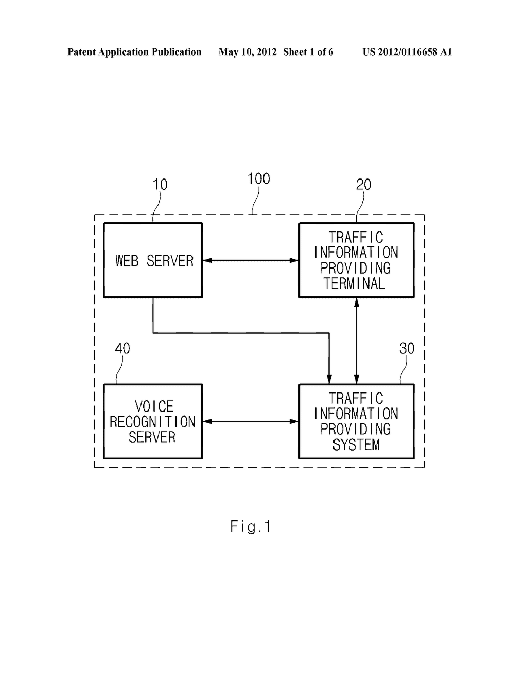 TRAFFIC INFORMATION PROVIDING SYSTEM AND TERMINAL AND METHOD OF PROVIDING     TRAFFIC INFORMATION USING THE SAME - diagram, schematic, and image 02