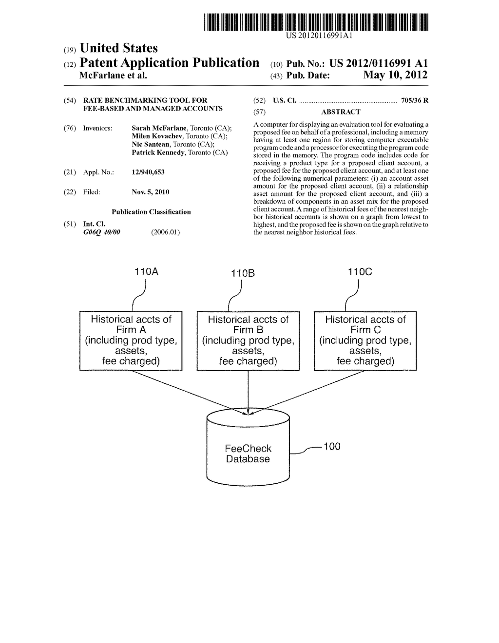 RATE BENCHMARKING TOOL FOR FEE-BASED AND MANAGED ACCOUNTS - diagram, schematic, and image 01