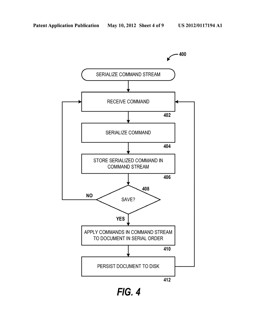 SERIALIZING DOCUMENT EDITING COMMANDS - diagram, schematic, and image 05