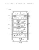 User Interface for Application Management for a Mobile Device diagram and image