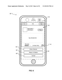 User Interface for Application Management for a Mobile Device diagram and image