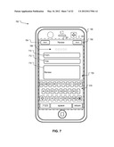 User Interface for Application Management for a Mobile Device diagram and image