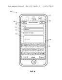 User Interface for Application Management for a Mobile Device diagram and image