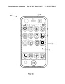 User Interface for Application Management for a Mobile Device diagram and image