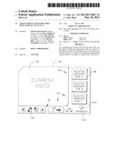 USER INTERFACE FOR AUDIO VIDEO DISPLAY DEVICE SUCH AS TV diagram and image