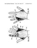 BASEBALL CATCHER S PROTECTIVE HANDWEAR diagram and image