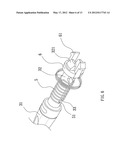 STRUCTURE FOR AUTOMATICALLY ROTATING A SPIRAL ROD diagram and image